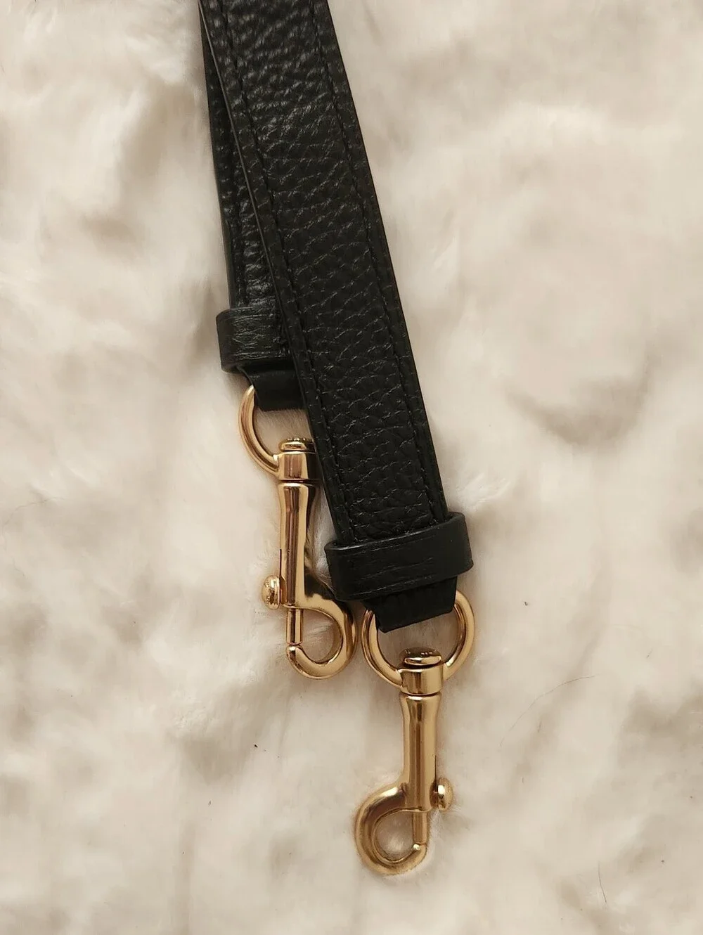 Black Studded Clutch with Gold Accent